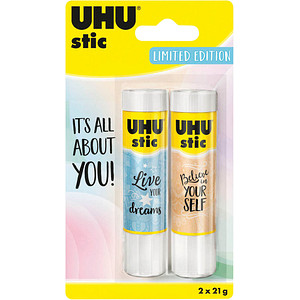 2 UHU stic It's all about you! Klebestifte 2x 21,0 g