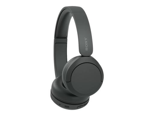 SONY WH-CH520 Kabellose Bluetooth-Kopfhörer, schwarz bis zu 50 Stunden Akkulauf