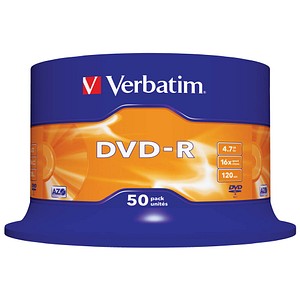 50 Verbatim DVD-R 4,7 GB
