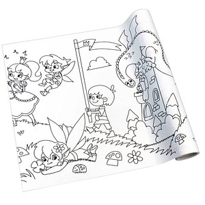 inFO Malrolle Märchen 80 g/qm, 30,0 cm x 4,0 m