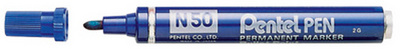 Pentel Permanent-Marker N50, blau, Rundspitze (5102402)