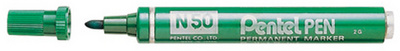 Pentel Permanent-Marker N50, grün, Rundspitze (5102403)