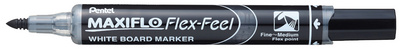 Pentel Whiteboard-Marker MAXIFLO Fl ex-Feel, schwarz (5102504)