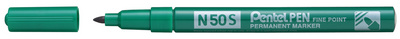 Pentel Permanent-Marker N50S, Runds pitze fein, grün (5102532)