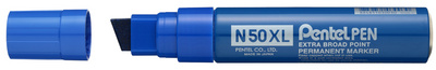 Pentel Permanent-Marker N50XL, Keil spitze breit, blau (5102543)