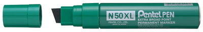Pentel Permanent-Marker N50XL, Keil spitze breit, grün (5102544)