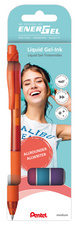 Pentel Gel-Tintenroller EnerGel X BL107, 4er Set