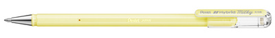 Pentel Gel-Tintenroller Hybrid Milky, pastellgelb
