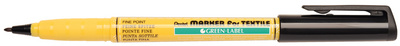Pentel Markierstift für Textilien G REEN-LABEL NM10, schwarz (5102881)