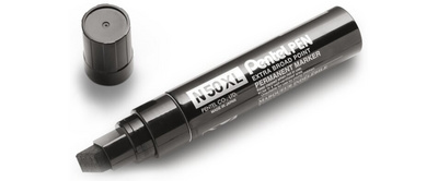 Pentel Permanent-Marker N50XL, Keilspitze, schwarz