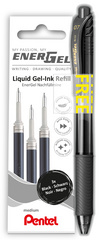 Pentel Liquid Gel-Tintenroller-Mine LR7, PROMO-Pack, schwarz