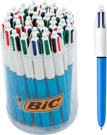BIC Druckkugelschreiber 4Colours Original, im Thekendisplay