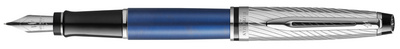 WATERMAN Füllhalter Expert Deluxe, metall - blau C.C.