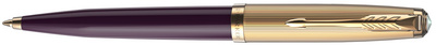 PARKER Kugelschreiber 51 Black G.C. schwarz M