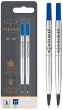 PARKER Rollerballmine QUINK, 0,7 mm, blau, 2er Blister