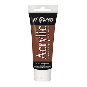 KREUL Acrylfarbe el Greco, umbra gebrannt, 75 ml Tube