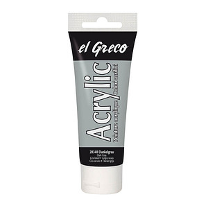 KREUL el Greco Acrylfarbe dunkelgrau 75,0 ml
