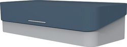 helit Mobiler Schreibtisch-Organizer, blau