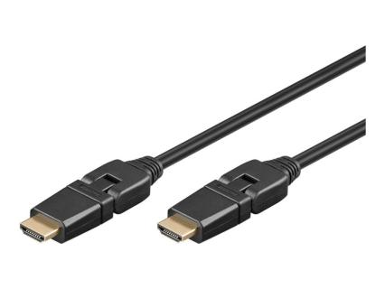WENTRONIC Goobay High-Speed-HDMI?-360°-Kabel mit Ethernet (61292)