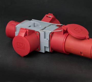 BRENNENSTUHL Kreuzverteiler CEE400V/32A 3fach Steckdosen CEE