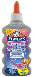 ELMER'S Glitzerkleber "Glitter Glue" silber, 177 ml