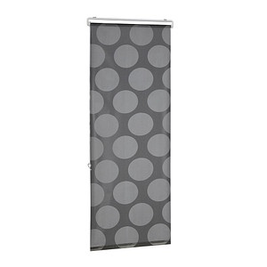 relaxdays Duschrollo schwarz, grau 60,0 x 240,0 cm