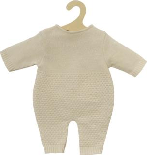 Pu-Strickstrampler ecru, Gr. 35-45cm