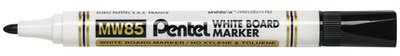 Pentel Whiteboard-Marker MW85, Rund spitze, schwarz (5231765)