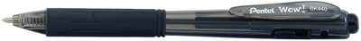 Pentel Druckkugelschreiber WOW BK44 0, schwarz (5232190)