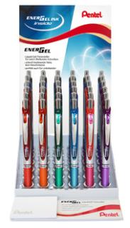 Pentel Liquid Gel-Tintenroller Ener gel BL77, im 36er-Display (5232228)