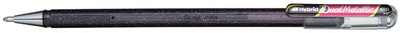 Pentel Hybrid Gel-Tintenroller Dua l Pen, schwarz/rot (5232288)