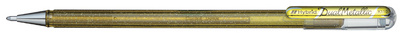 Pentel Hybrid Gel-Tintenroller Dua l Pen, gold (5232294)