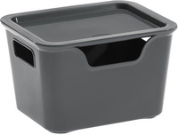 cep Bella Aufbewahrungsbox 9,15 l grau 28,0 x 36,0 x 11,0 cm
