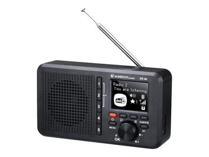 MIDLAND Albrecht DR 86 kleines Senioren Digitalradio DAB+/UKW, schwarz (27861)
