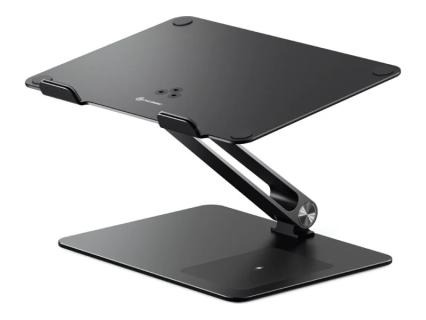 ALOGIC NB Ständer Elite bis 17" inkl. Qi Smartphone Ladeger.