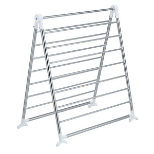 WENKO Wäscheständer für Badewanne Profi silber