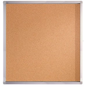 FRANKEN Schaukasten ECO für 12x DIN A4, Kork-Rückwand