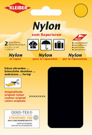 KLEIBER Nylon-Flicken, selbstklebend, schwarz