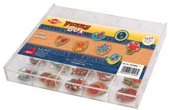 KLEIBER Applikationen "Funny Box - Jeans Letters", 130 Teile