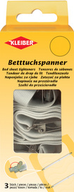KLEIBER Betttuchspanner, bis 1,40 m verstellbar, weiß
