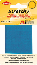 KLEIBER Stretchy-Bügel-Flicken, 400 x 60 mm, mittelblau