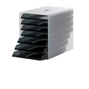 DURABLE Schubladenbox IDEALBOX, mit 7 offenen Schubladen für die Aufbewahrung v