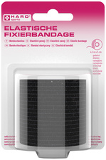HARO Elastische Fixierbandage, 50 mm x 4,5 m, schwarz