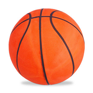 relaxdays Basketball Größe 7 orange, schwarz