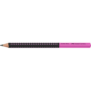 Bleistift Jumbo Grip Two Tone, HB, schwarz/pink
