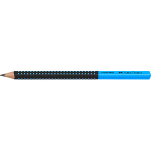 Bleistift Jumbo Grip Two Tone, HB, schwarz/blau