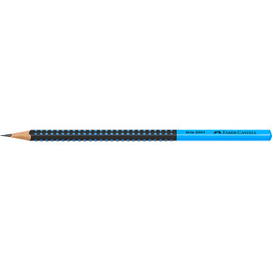 Bleistift Grip 2001 Two Tone, HB, schwarz/blau