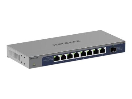 NETGEAR GS108X Unmanaged Switch, 8x 1G Ethernet Port + 1x 10Gb SFP+ Ethernet Po