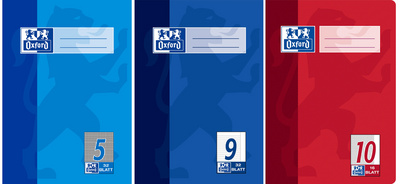 Oxford Schulheft, DIN A5, Lineatur 4/4. Schuljahr, 32 Blatt (5400364)