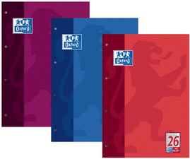 Oxford Schulblock DIN A4, 50 Blatt, kopfgeleimt, Lineatur 21 (5400668)